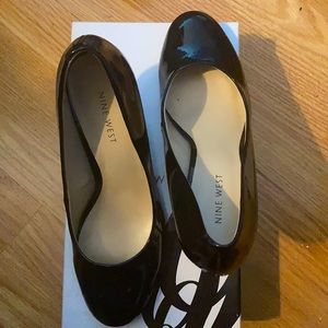 Size 8 patent leather heels